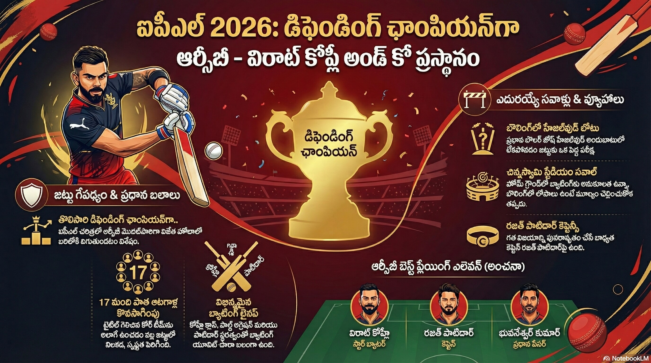 ఆర్సీబీ టీమ్​ ఎనాలసిస్..