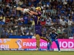 Cameron Green plays a shot against Mumbai Indians. Cameron Green plays a shot against Mumbai Indians.