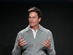Tom Brady, former NFL football player, speaks during a Pro Athlete event at JPMorganChase headquaters in New York.