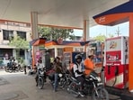 Long queues have vanished at most of the petrol pumps in Lucknow. (HT Photo) Long queues have vanished at most of the petrol pumps in Lucknow. (HT Photo)