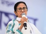 West Bengal chief minister Mamata Banerjee addresses a gathering during a public meeting.