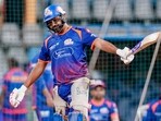 Rohit Sharma during a practice session ahead of an IPL 2026.