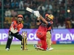 Royal Challengers Bengaluru's Devdutt Padikkal plays a shot against Sunrisers Hyderabad. Royal Challengers Bengaluru's Devdutt Padikkal plays a shot against Sunrisers Hyderabad.