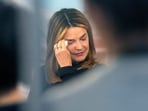 Savannah Guthrie visits the Today show at Rockefeller Plaza in New York