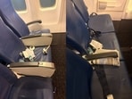 A woman posted images of littered flight seats after landing, sparking debate online about civic sense and passenger behaviour. A woman posted images of littered flight seats after landing, sparking debate online about civic sense and passenger behaviour.