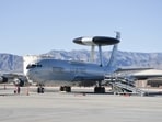 The E-3 Sentry is an American airborne early warning and control aircraft developed by Boeing. E-3 aircraft are also commonly known as AWACS - Airborne Warning and Control System.