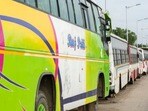 బస్సుల తనిఖీలు (representative image )(image istock)