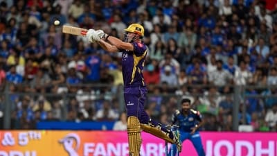 Cameron Green plays a shot against Mumbai Indians. (Raju Shinde) Cameron Green plays a shot against Mumbai Indians. (Raju Shinde)