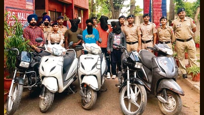 A total of nine vehicles have been recovered from the gang so far. (HT) A total of nine vehicles have been recovered from the gang so far. (HT)