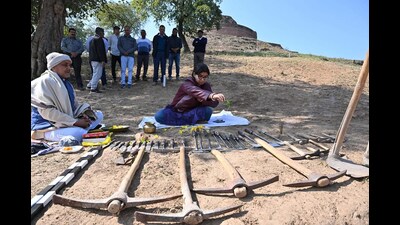 Formal launch of archaeological excavation at Kesaria in East Champaran in 2024 (HT FILE) Formal launch of archaeological excavation at Kesaria in East Champaran in 2024 (HT FILE)