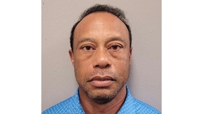 This handout mugshot released on March 27, 2026 provided by the Martin County Sheriff's Office shows the mugshot of US golfer Tiger Woods, 50, who was arrested in Jupiter Island, Florida on March 27, 2026. (AFP) This handout mugshot released on March 27, 2026 provided by the Martin County Sheriff's Office shows the mugshot of US golfer Tiger Woods, 50, who was arrested in Jupiter Island, Florida on March 27, 2026. (AFP)
