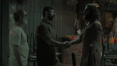Gaurav Gera, Mustafa Ahmed and Ranveer Singh in Dhurandhar The Revenge Gaurav Gera, Mustafa Ahmed and Ranveer Singh in Dhurandhar The Revenge