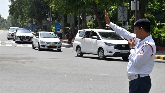 Delhi Traffic Police issues advisory in connection with Fateh Diwas celebrations on March 29. (ANI)