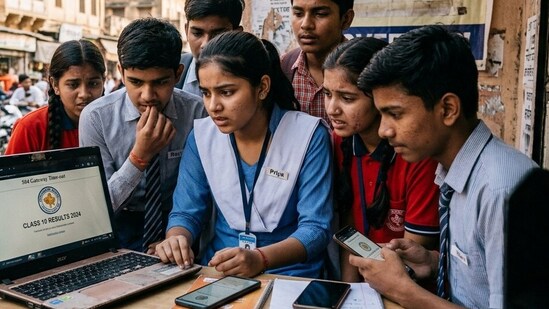 With many eagerly awaiting their scores, find out how to check results and see which students topped the charts. (AI-generated image)