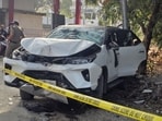 Police said the Fortuner lost control after the firing and crashed into a tree near a government primary school in Johri village. 