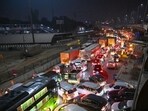 Lack of data on hazard markers and poor maintenance of infrastructure expose gaps in planning as commuters adapt risky driving habits daily (HT Archive)