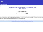 CBSE has declared the results for the CTET 2026 February exam(Screengrab)