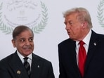 Pakistan PM Shehbaz Sharif with US President Donald Trump 