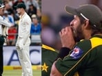 Cameron Bancroft during the Sandpaper Gate and Shahid Afridi tampering with the ball.