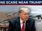 A drone scare near Air Force One triggered heightened security protocols in Palm Beach as Donald Trump was onboard. A drone scare near Air Force One triggered heightened security protocols in Palm Beach as Donald Trump was onboard.