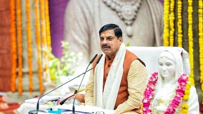 Madhya Pradesh Chief Minister Mohan Yadav is set to participate in the MP-UP Cooperation Summit in Varanasi. (ANI)