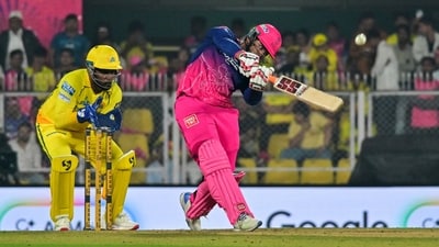Vaibhav Sooryavanshi smacked 52 runs off 17 balls. (ANI Pic Service) Vaibhav Sooryavanshi smacked 52 runs off 17 balls. (ANI Pic Service)