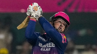 Vaibhav Sooryavanshi plays a shot during an Indian Premier League (IPL) 2026 T20 cricket match between Rajasthan Royals and Chennai Super Kings (PTI) Vaibhav Sooryavanshi plays a shot during an Indian Premier League (IPL) 2026 T20 cricket match between Rajasthan Royals and Chennai Super Kings (PTI)