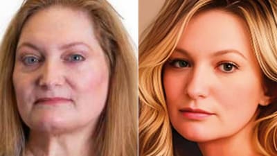 Patricia Reichman, 59, looked starkly different in a newspaper campaign pic vs her photo on the official list Patricia Reichman, 59, looked starkly different in a newspaper campaign pic vs her photo on the official list