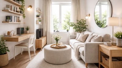 Know which furniture you need to add to make your spaces look bigger.