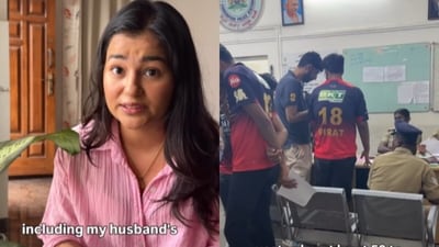 Bengaluru woman alleged organised phone theft at Chinnaswamy Stadium, said her husband lost phone during IPL match. (Instagram/all_about_ritu) Bengaluru woman alleged organised phone theft at Chinnaswamy Stadium, said her husband lost phone during IPL match. (Instagram/all_about_ritu)