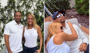 Vanessa Trump continues to support Tiger Woods as their relationship remains strong despite his recent crash. ( (@TigerWoods/X))