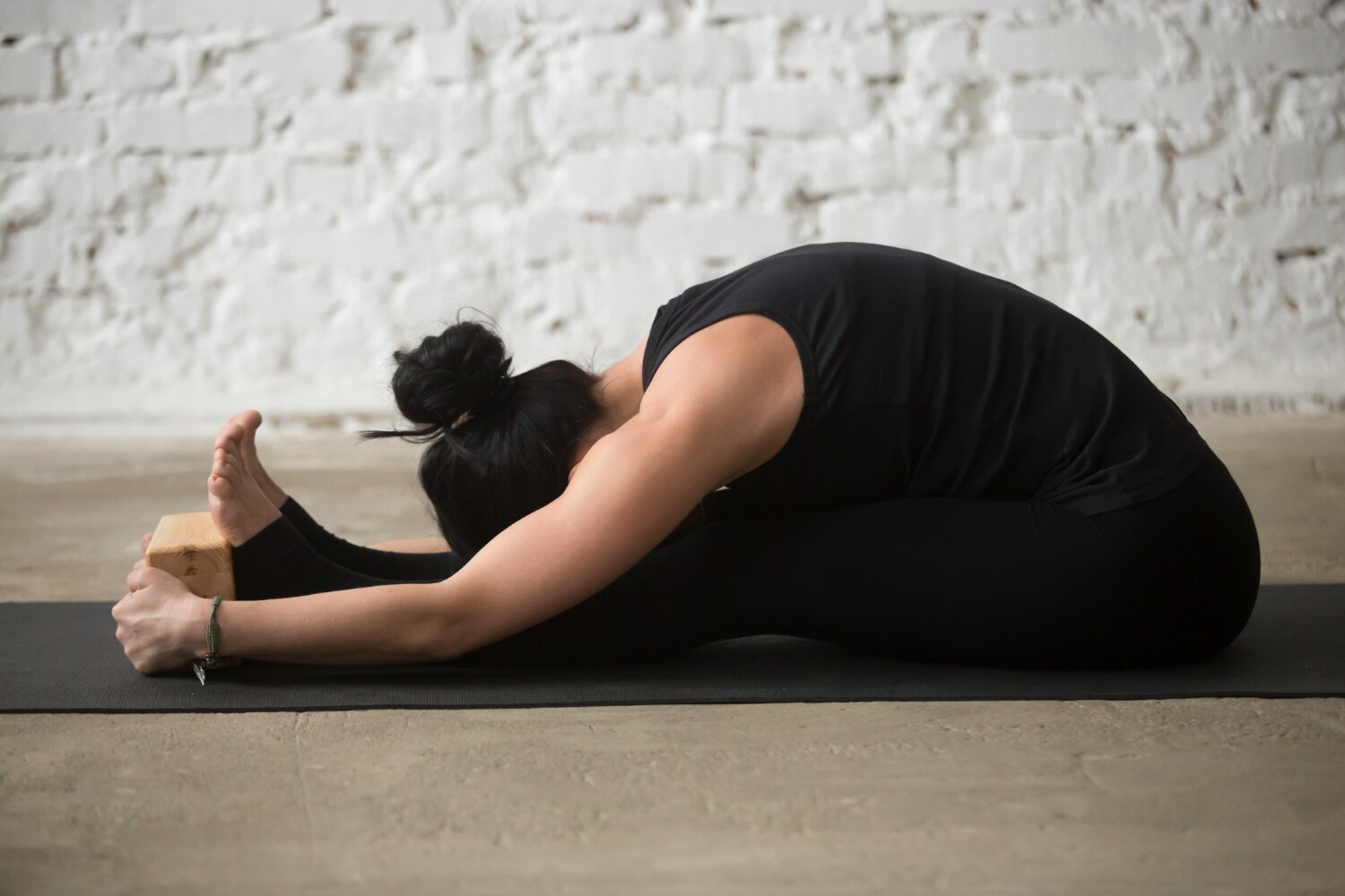 Paschimottanasana relieves stress. (Picture credit: Freepik) Paschimottanasana relieves stress. (Picture credit: Freepik)