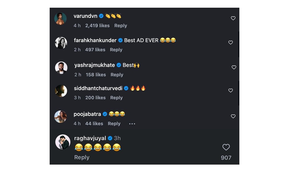Fans & Fellow actors praised the ad, highlighting it's effective simplicity, compared to the extravagant IPL advertising, and sparking a larger conversation in Bollywood. (super.money)