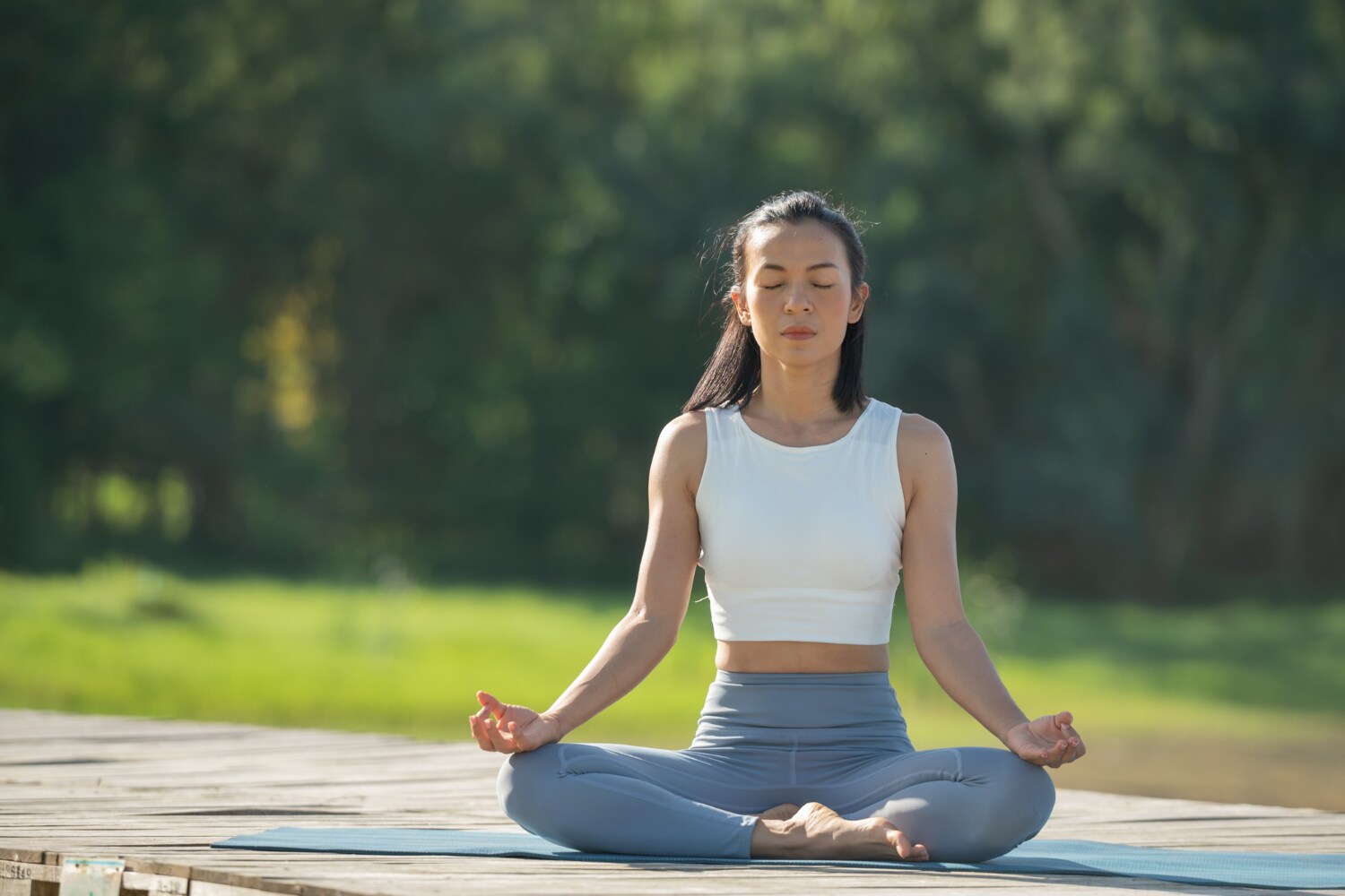 Padmasana allows the mind to process information better. (Picture credit: Freepik) Padmasana allows the mind to process information better. (Picture credit: Freepik)