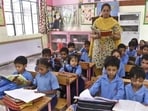 (Representative image) Inspections found missing or non-functional taps, toilets and poorly installed sanitary fittings in several schools. (HT Archive)