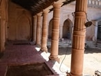 As per the ASI, modern construction methods are not being used here. Instead, the restoration relies on a traditional lime mortar, which takes time and care to prepare. (Mushtaq Ali/HT)