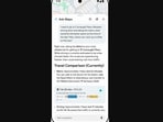 Google shared a snippet showing how a user can use the “Ask Maps” feature. 