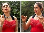 Meenakshi Sheshadri recreated her first item song Hey You from 1988's Shahenshah, which starred Amitabh Bachchan in titular character.