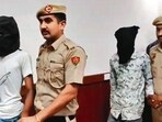 The main accused and his accomplice were arrested shortly after the crime on Monday. (HT Photo)