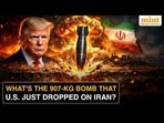 Major Escalation In Middle East War As Trump Drops 'Bunker Buster' Bomb On Key Iran Ammunition Depot