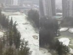 Flooded roads in several pockets slowed traffic and affected routine movement.