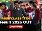 RBSE 12th Result highlights: The Rajasthan Board Class 12 results have been declared on rajeduboard.rajasthan.gov.in. for all streams.