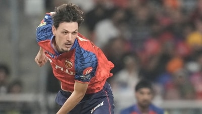 Marco Jansen provided the Punjab Kings with a brilliant start picking up the early wicket of Sai Sudarshan, (AP) Marco Jansen provided the Punjab Kings with a brilliant start picking up the early wicket of Sai Sudarshan, (AP)