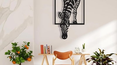 Unique wall art and decor, turning a simple corner into a refined focal point. (pexels.com)