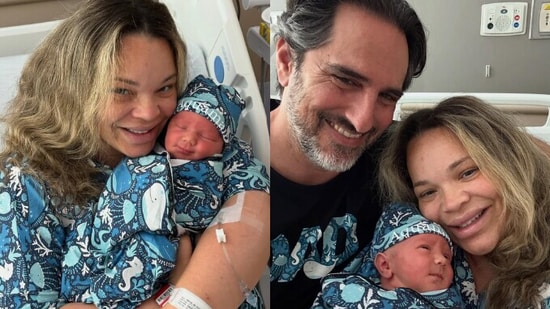 Trisha Paytas and Mose Hacmon with their daughters (Trisha Paytas Instagram)