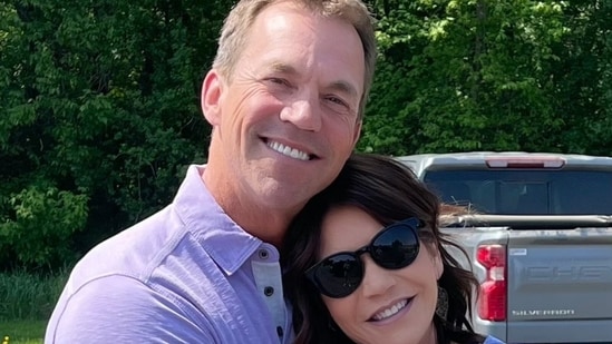 Bryon and Kristi Noem have been married since 1992 and have three children together. (X/@KristiNoem)