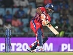 Rishabh Pant, captain of the Lucknow Super Giants in action during the IPL match between the Lucknow Super Giants and the Delhi Capitals 