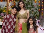 Allu Sneha Reddy recently visited Tirumala with Ayaan and Arha. Allu Sneha Reddy recently visited Tirumala with Ayaan and Arha.