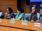 An Inter-Ministerial Briefing on Recent Developments in West Asia at National Media Centre, in New Delhi on Wednesday (ANI)