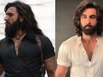 Ranveer Singh and Ranbir Kapoor in stills from Dhurandhar 2 and Animal. 